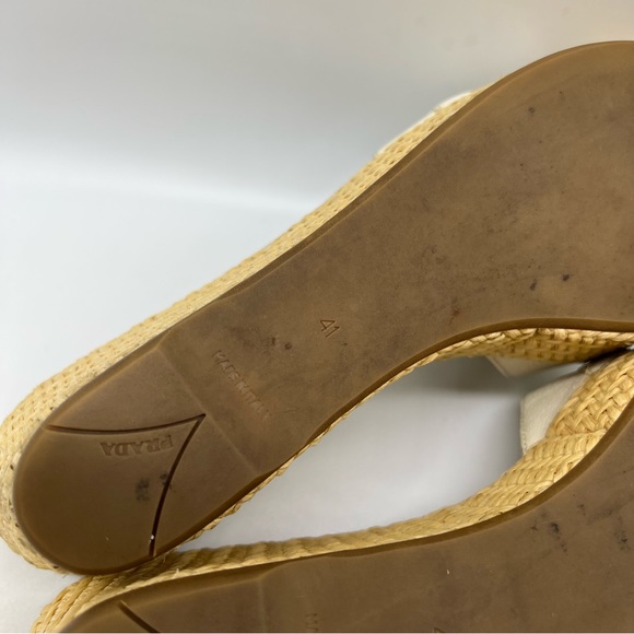PRADA Vintage Slides Platform Sandal - Picture 9 of 9
